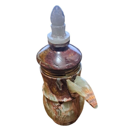 Vintage Stone Tea Pot, Sake, Espresso Pot with 6 cups Beautiful Unique READ - Picture 13 of 16